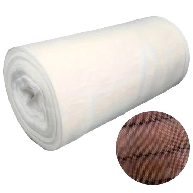 kurtrusly Trimmable Insect Proof Net Corrosion Resistant Lightweight Scalable High Temperature Resistance white W:2.5m H:5m