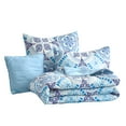 thumbnail image 5 of Lux Decor Collection Microfiber Reversible King Comforter Set, 5-Piece Duvet Insert Set (Aztec Sky), 5 of 9