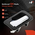 thumbnail image 3 of A-Premium Rear Left Driver Side Interior Door Handle Compatible with Honda Accord 1990 1991 1992 1993, Gray Housing with Chrome Lever, Replace# 72660SM4003ZG, 3 of 8