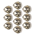 thumbnail image 2 of 10 piezas de diamantes de imitación para coser, cristales, botones brillantes, decoración para manualidades, ropa, zapatos, bolsas (0,71 x 0,75 pulgadas, forma de gota marrón claro), 2 of 8
