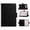 Black, variant on For Apple iPhone Duo PU Leather Wallet Phone Case, Embossed Floral Flip Cover with 3 Card Slots, Cash Pocket, Detachable Wrist Strap and Foldable Kickstand, Protective Folio Phone Case,Gray