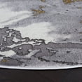 thumbnail image 3 of SAFAVIEH Craft Elouise Abstract Area Rug, Grey/Gold, 6'7" x 6'7" Round, 3 of 8