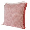 thumbnail image 3 of HomeRoots 516686 4 x 20 x 20 in. Red Geometric Zippered 100 Percent Cotton Throw Pillow - Set of 2, 3 of 5