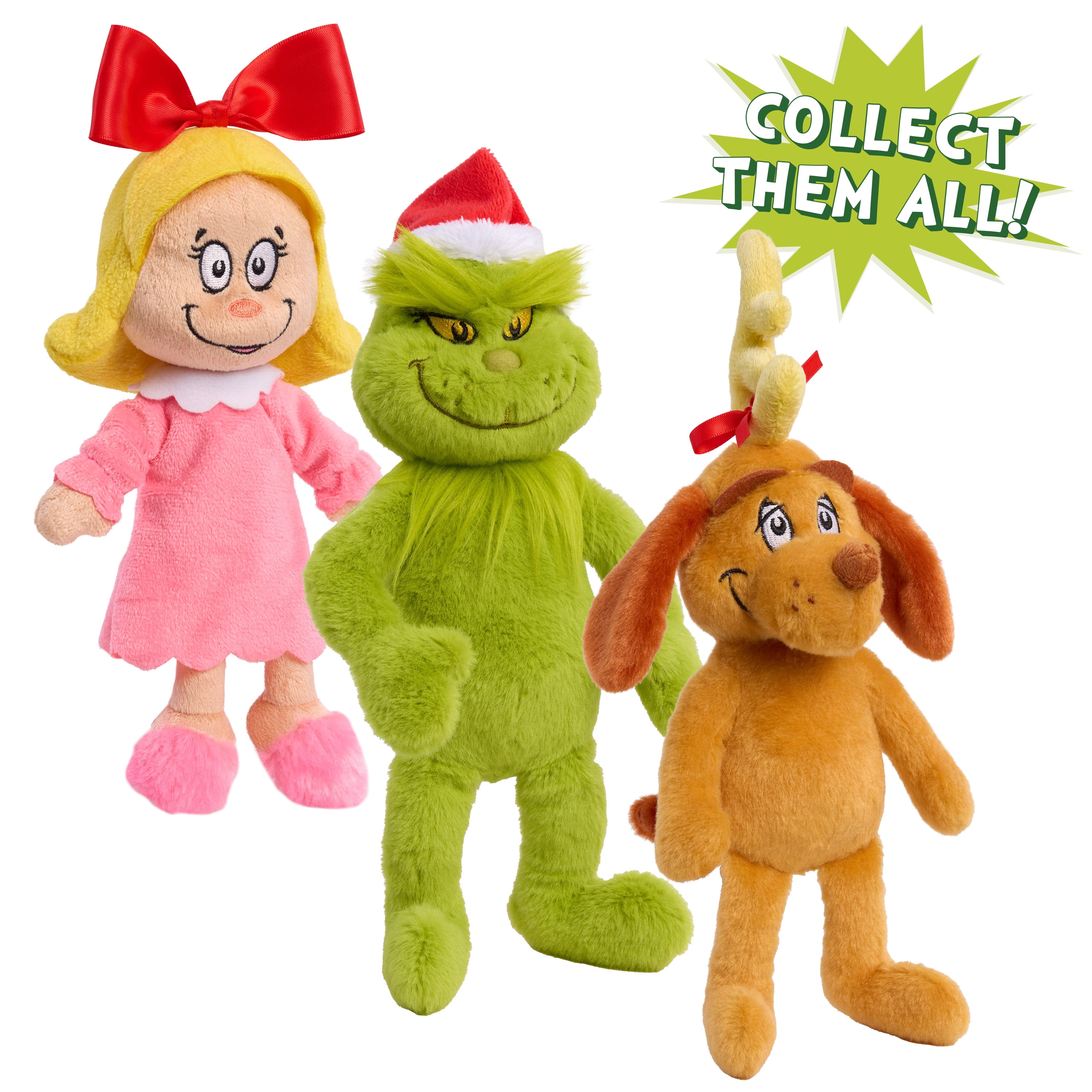 Dr. Seuss Grinch Small Plush Max, Collectible Plush