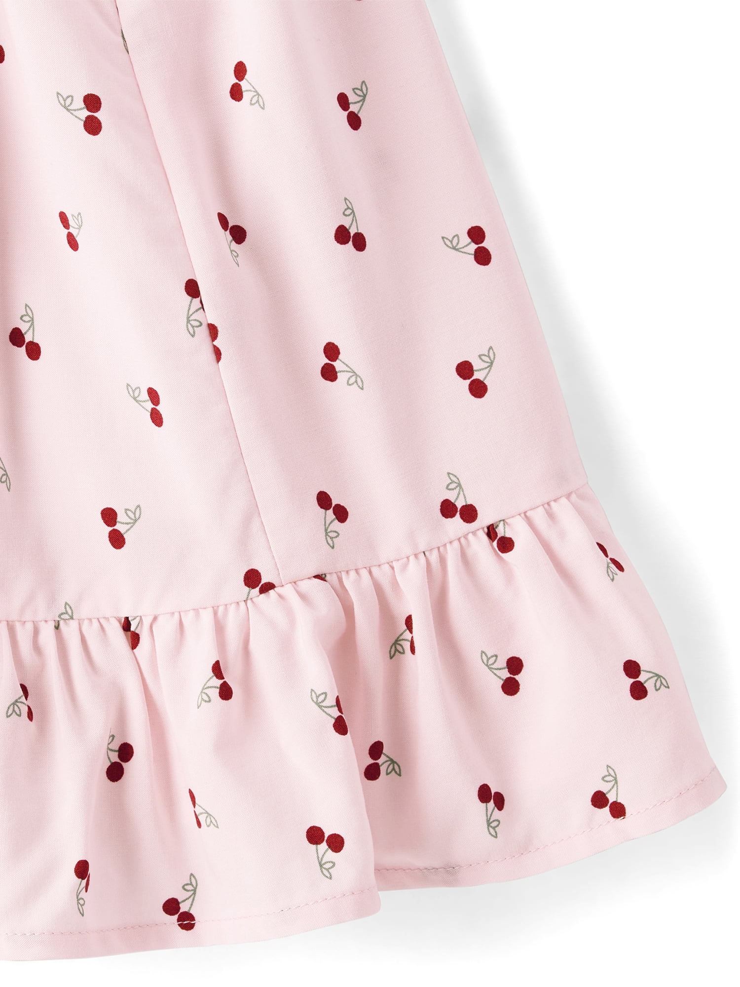 The Children's Place Girls Short Puff Sleeve Print Smocked Ruffle Dress, Sizes XS-XXL