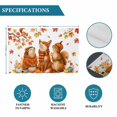 thumbnail image 6 of Fall Placemats Set of 2, Thanksgiving Autumn Harvest Pumpkins Leaves Washable Wipeable Table Mats for Dining Tables, Indoor Outdoor Kitchen Place Mats for Holiday Party Table Decor, 6 of 9