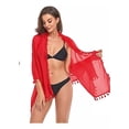 thumbnail image 4 of Mujer Playa Vestido Ropa Pareo Cover Up Encaje Media Falda, 4 of 5