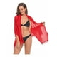 thumbnail image 4 of Mujer Playa Vestido Ropa Pareo Cover Up Encaje Media Falda, 4 of 5
