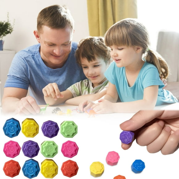 DELESYS Korean Traditional Gonggi Game, Portable 12 Stones Set with Jacks Gong Gi Game with Pocket-Size Case