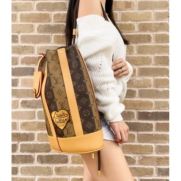 Louis Vuitton Women's Coated Canvas Monogram Stripes Louis Vuitton Women's Coated Canvas Monogram Stripes