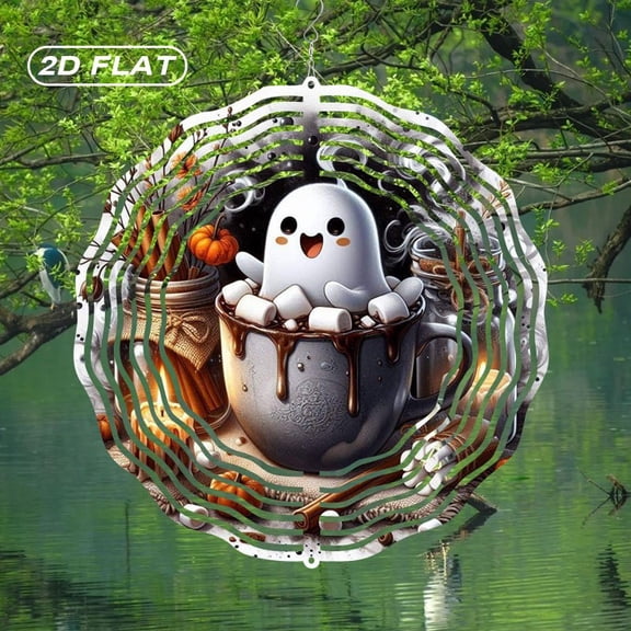 HELLOYOUNG 10 Inch Spring Mandala Wind Spinner Iron Sun Catcher Metal Kite for Outdoor Garden Decor Spiritual Ombre Suncatcher Indoor Wall Hanging for Christmas Easter Gift