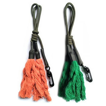 ziertyon Deer Scent Drag Line - Outdoor Hunting Scent Applicator Heavy Duty Orange Green Dragger Strap for Hunting Equipment