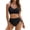 Black, variant on Bikini Sets for Women, Swimsuit for Women High Waisted Bathing Suit Tummy Control Swim Suits for Women