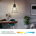thumbnail image 2 of EDISHINE Paquete 4 Focos LED ST19 4000K 60W Filamento Clásico Base E26 No Regulables, 2 of 7