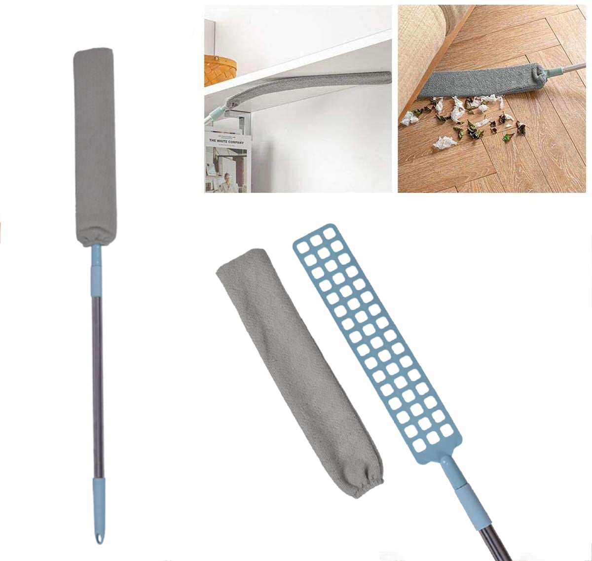 Gap Dust Cleaner Under Refrigerator Cleaning Tool Washable Telescopic