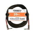 thumbnail image 2 of ChromaCast Pro Series Instrument Guitar Cable Angle - Angle Sunset Orange 20 foot LIFETIME WARRANTY, 2 of 7