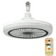 thumbnail image 2 of Luz de ventilador de techo con mando a distancia y aromaterapia - Ventilador de 3 velocidades e iluminación LED de 3 niveles - Base E27 para salón, dormitorio, estudio, 2 of 8