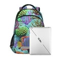 thumbnail image 7 of ALAZA Fish in Ocean Coral Backpack Elementary School Bag Bookbag Travel Rucksack, 7 of 7