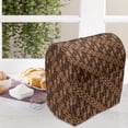 thumbnail image 4 of Brown Lounger Chair Bag, Batik Parang Barong Diagonal Pattern Indonesian Culture and Art Design, High Capacity Storage with Handle Container, Lounger Size, Brown Apricot Caramel, by Ambesonne, 4 of 5