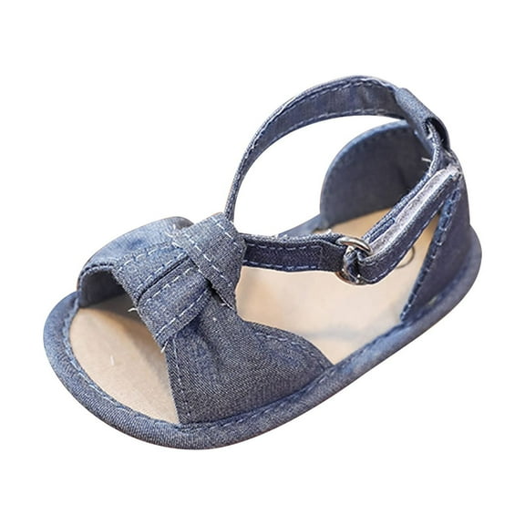 NOKIO Summer Baby Girls Shoes Canvas Sneakers for Baby Girls Machine Washable Design 12-24 Months Lightweight Outdoor Footwear with Shock-Absorbing Midsole