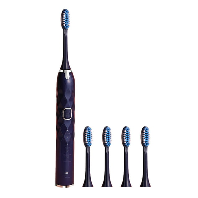 Kitchen Tools Toothbrush- Toothbrush with 5 Brush Heads- 5 Cleaning Modes- Ipx7 Water Proofing-Newly Upgraded Toothbrush- Longer Life- Faster Char