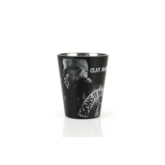 Sons of Anarchy Clay Morrow Collectible Tribute Shot Glass | Holds 1.5 Ounces