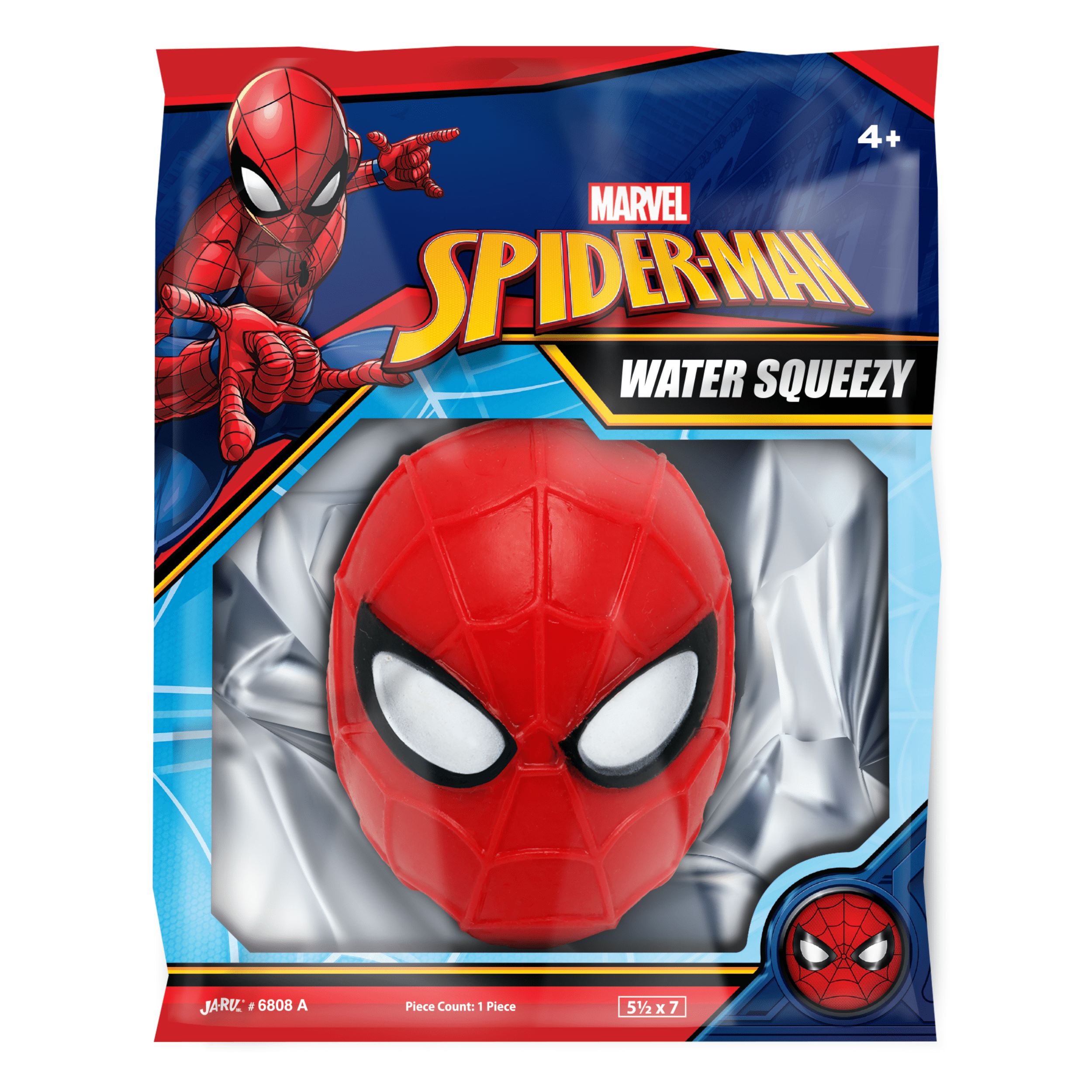 Ja-Ru Marvel Avengers Water Squeezy Ball-Styles Vary-Sold Separately 1 Piece Novelty Toy for all ages
