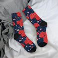 thumbnail image 5 of Vsdgher Rose Flower Crew Socks for Men & Women, Breathable Casual Athletic Ankle Socks, 5 of 6