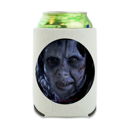 The Exorcist Regan Character Can Cooler - Drink Sleeve Hugger Collapsible Insulator - Beverage Insulated Holder