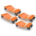 thumbnail image 1 of Ensemble de Roues de Voiture Robustes de 8000 Lb, 4 Pcs, Antidérapant avec Roulettes à 360°, pour Garage, Atelier, Réparation Automobile, 1 of 7