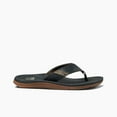 thumbnail image 2 of Reef Men's Santa Ana Black Flip Flop CI4650 Sandals, 2 of 6