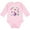 AD-Pink, variant on Day of the Dead Owl Sugar Skulls and Guitar Boys or Girls Long Sleeve Baby Bodysuit