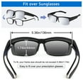 thumbnail image 4 of TINHAO Fit Over Glasses Sunglasses for Men Driving Fishing Polarized Lens 100% UV Protection, 4 of 7