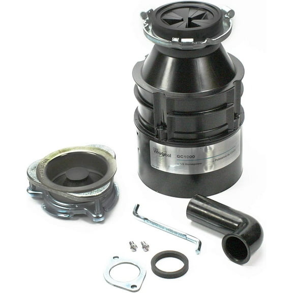 GC1000XE 1/3  in Sink Disposer, Black