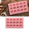 thumbnail image 7 of 15 Cavity Silicone Rose Cake Pan, Non-Stick Fondant & Chocolate Mold for Baking, Heat Resistant Rose Molds for Valentine's Day Home Decor, Candy, Soap Making, 7 of 7