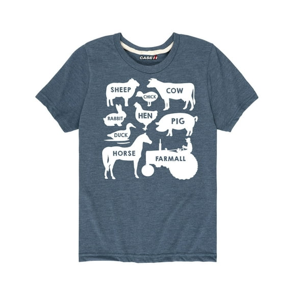 Case IH - Farm Animals Farmall - Toddler Short Sleeve Graphic T-Shirt