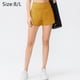 thumbnail image 2 of Pantalones cortos para correr para mujer, para entrenamiento, atletismo, gimnasio, yoga, con bolsillos para teléfono, amarillo, 8/L,:;:;, 2 of 5