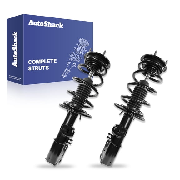 AutoShack Front Complete Strut & Coil Spring Assemblies - Driver and Passenger Side for Ford & Lincoln, Flex 2013-2019 MKT 2013-2019, AWD FWD L4 2.0L V6 3.5L 3.7L