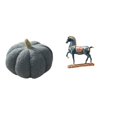 thumbnail image 1 of Almohadas de calabaza de Halloween,Almohadas de calabaza de Halloween Decoración del hogar Suave,Figura de caballo,Figura de caballo Escultura animal coleccionable,Adorno de centro de mesa con, 1 of 8