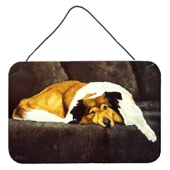 Carolines Treasures AMB1031DS812 Collie by Tanya and Craig Amberson Wall or Door Hanging Prints  8x12 multicolor