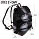 thumbnail image 2 of Balery Black Cobra Snake Mochila de Cuero para Mujeres, Gran Capacidad, Bolsa de Viaje Multifuncional, Mochila de Cuero y Bolsa de Hombro para Mujeres, 2 of 4
