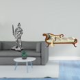 thumbnail image 2 of Figura de caballero para escritorio, coleccionable, artesanía, decoración, mueble para casa de muñecas, sofá en miniatura, adorno de resina y madera,, 2 of 8