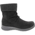 thumbnail image 2 of Women's Drew Kalm Slouch Ankle Boot Black Microsuede 12 M, 2 of 5
