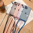 thumbnail image 2 of Funda de silicona líquida con correa para el cuello, carcasa con cable para OPPO A72 5G A93S A92 Reno 4 4Se Find X2 Pro Reno 7 RealmeX7 Fivean unisex, 2 of 2