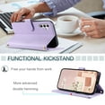thumbnail image 5 of Luxury Flip Wallet Phone Case for Samsung Galaxy S24 Ultra S24 S24Plus S23 Ultra S23FE S23Plus S22 Ultrs S22Plus S21 Ultra S21Plus S21FE S20 Ultra S20Plus S10 Card Holder Leather Phone Cover Bag, 5 of 16
