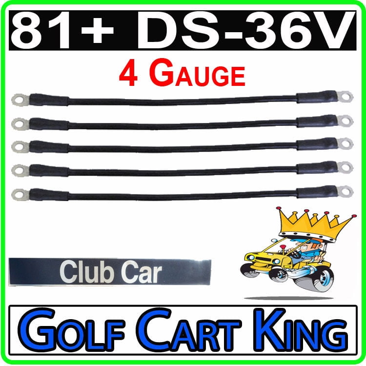 club car ds battery cables