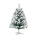thumbnail image 2 of Fiudx Árbol de Navidad Led con Ramas Ajustables y Bisagras, de Pvc con Base de Hierro, Ideal para Interiores y Exteriores, Ideal para Reuniones Familiares, 60 Cm, con Aspecto de Copos de Nieve., 2 of 5