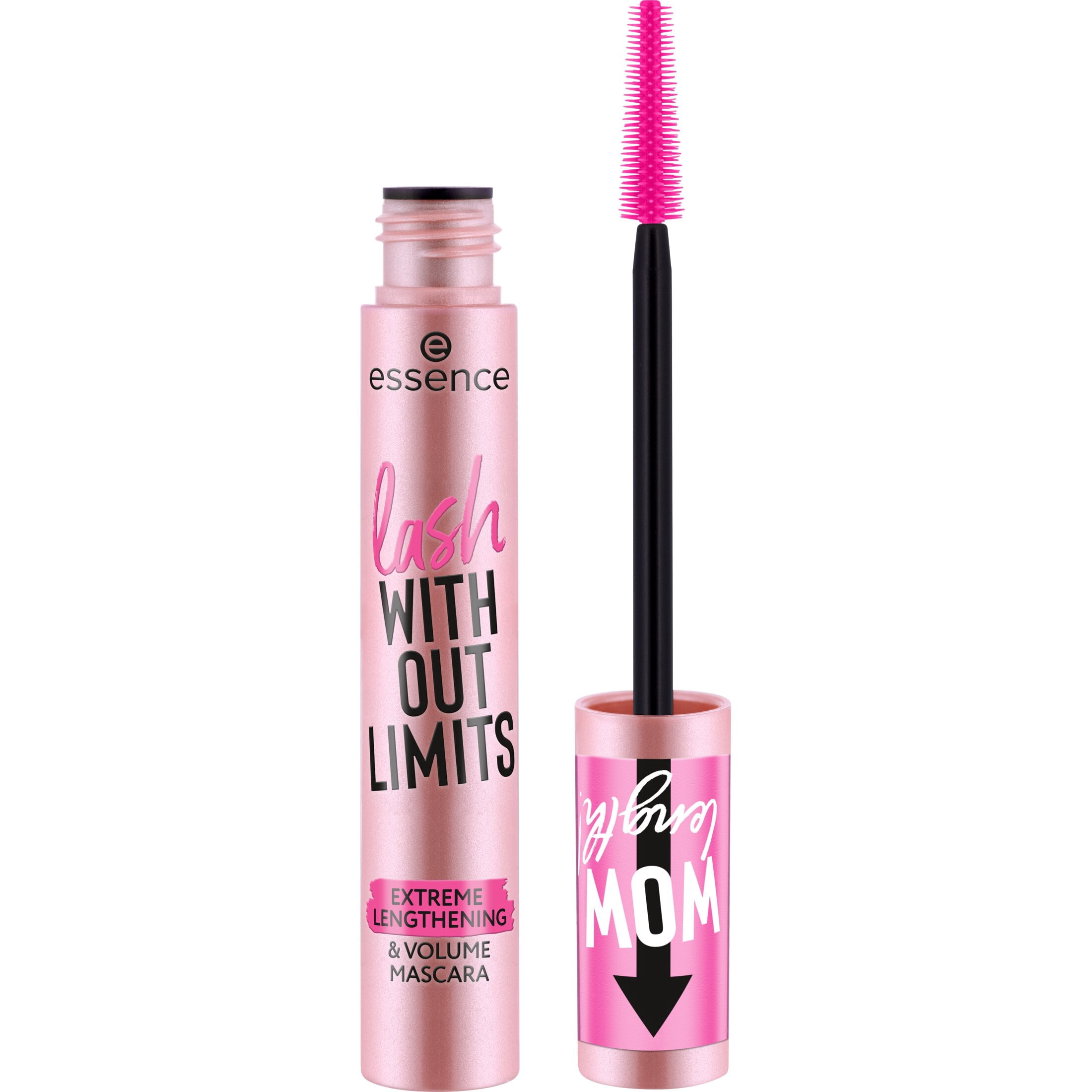 essence Lash Without Limits Extreme Lengthening & Volume Mascara, 01 Ultra Black