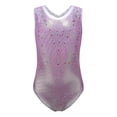 thumbnail image 2 of Leotardos de gimnasia para niñas, danza, Ballet, sin mangas, traje atlético brillante, mono de malla, ropa de Fitness, traje deportivo para Salvador Dali leotardos de gimnasia para niñas, 2 of 9