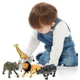 thumbnail image 4 of CLICK N' PLAY Realistic Jumbo African Jungle Animal Action Figure Set, 5 Pieces, 4 of 8